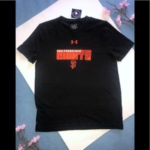 Under Armour Boy’s SF Giants Black T-Shirt